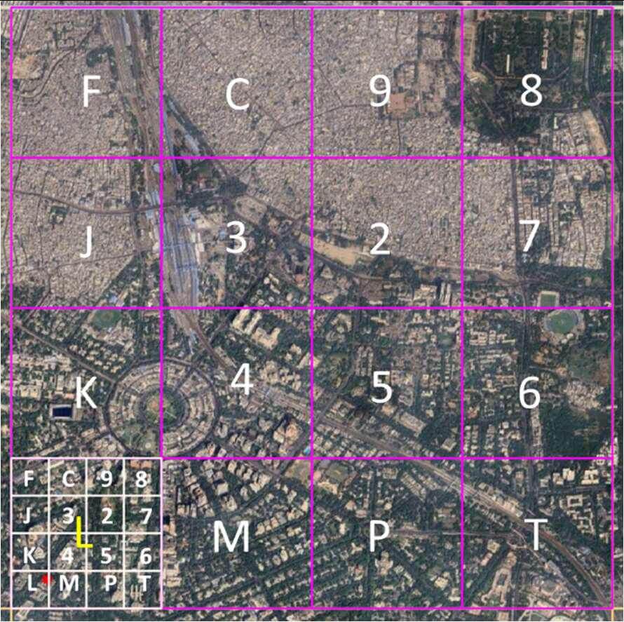 Illustration of DIGIPIN generation process - Level 3-4